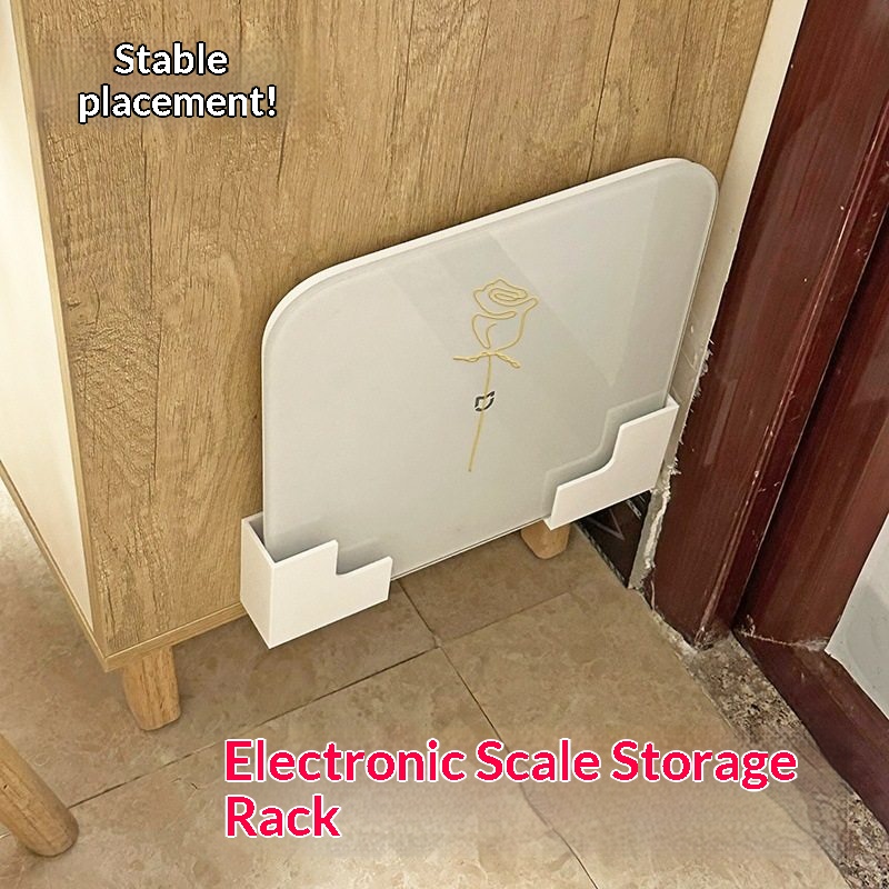 Home Bathroom Scales - White Self Adhesive Weight Scale Wall