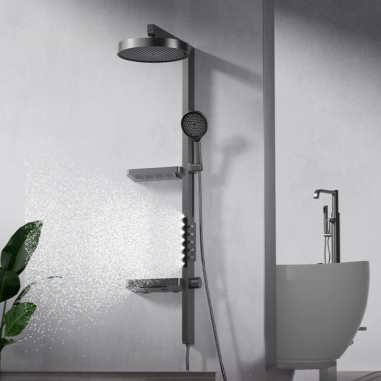 Home Bathroom Set - Rain Shower Set, LED Digital Display,