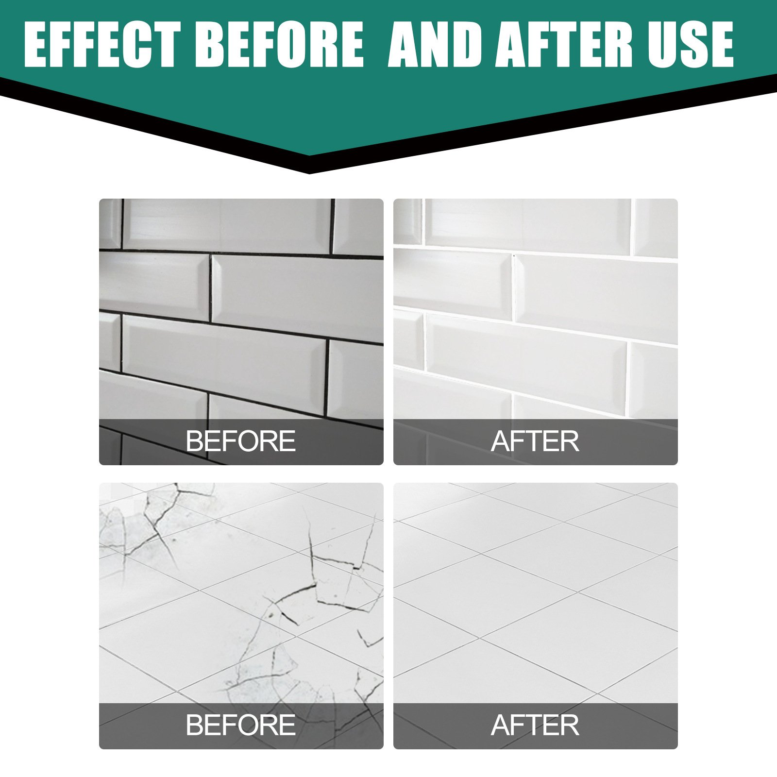 Home Bathroom Wall Tiles - Tile Filler Waterproof Tile Repair Paste