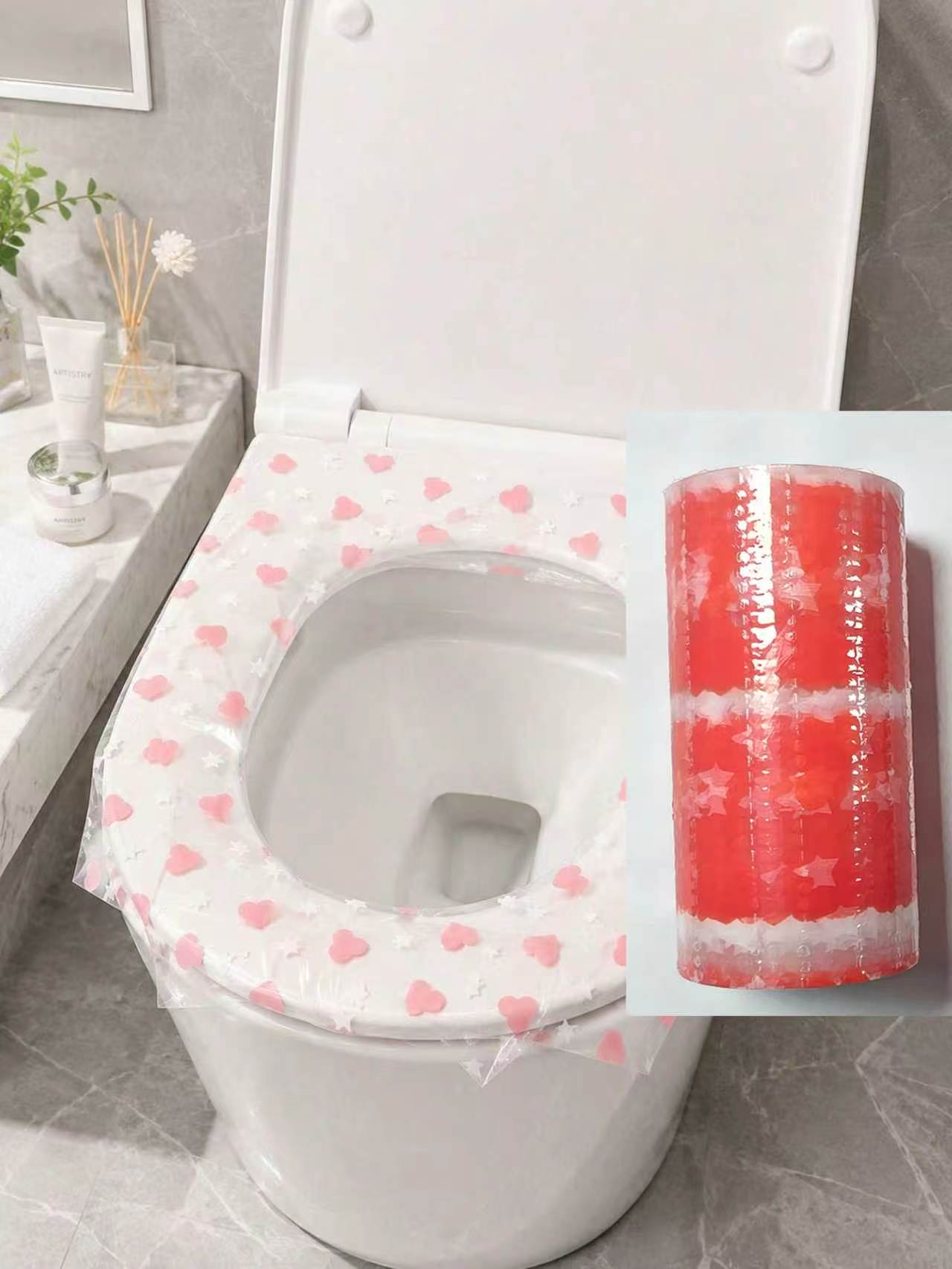 Home Creation Bathroom - 133pcs/roll disposable toilet seat covers, waterproof