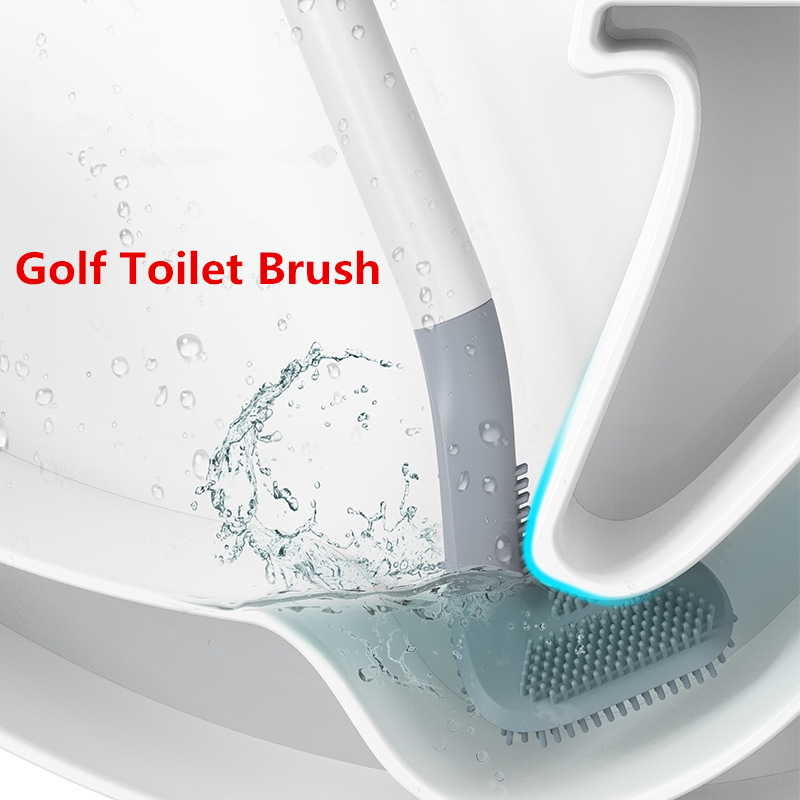 Home Bathroom Design - 2026 NEW Toilet Cleaning Silicone Brush