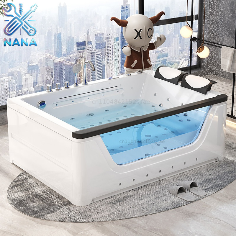 Home Bathroom Jacuzzi Tub - 2 Person Acrylic Jacuzzi Hot Tub