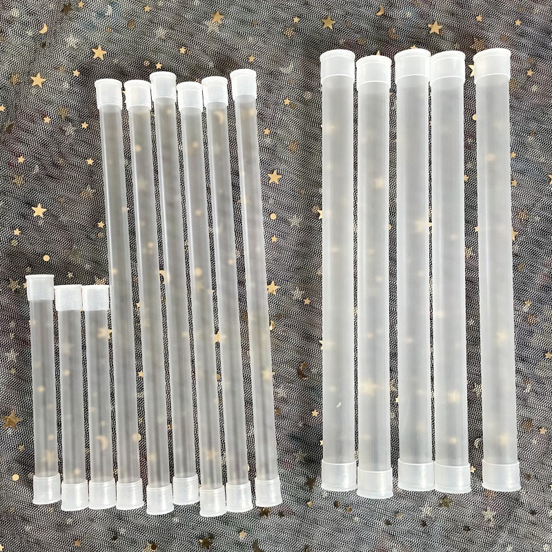 100pack Clear Plastic Tubes,6' - Bath Salts Jar 评论和价格