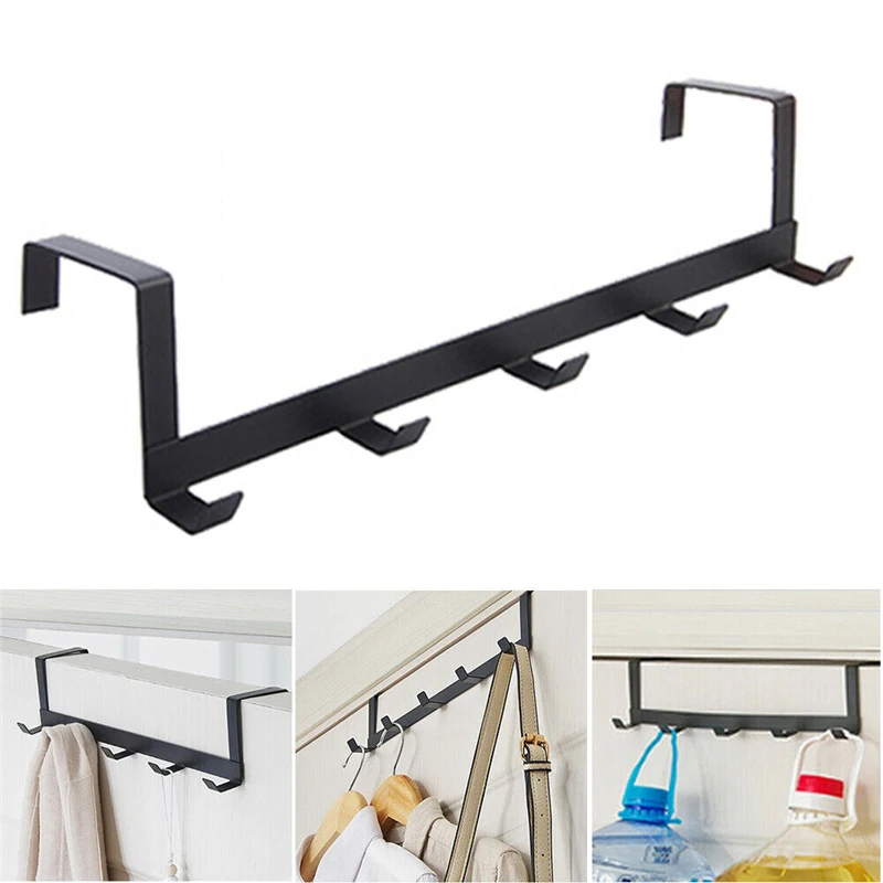 Hooks Over The Door 5 Hooks Ho - Home Creation Bathroom 评论和价格