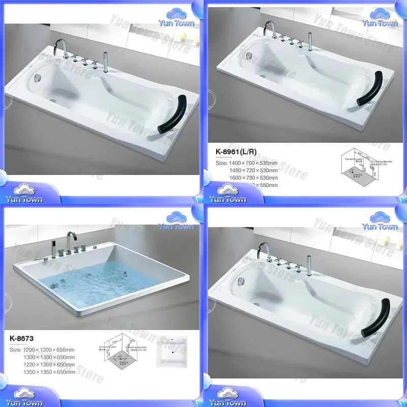 Single Soaking Hot Tub for Hom - Home Bathroom Jacuzzi Tub 评论和价格