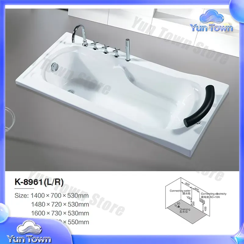 Single Soaking Hot Tub for Hom - Home Bathroom Jacuzzi Tub 评论和价格