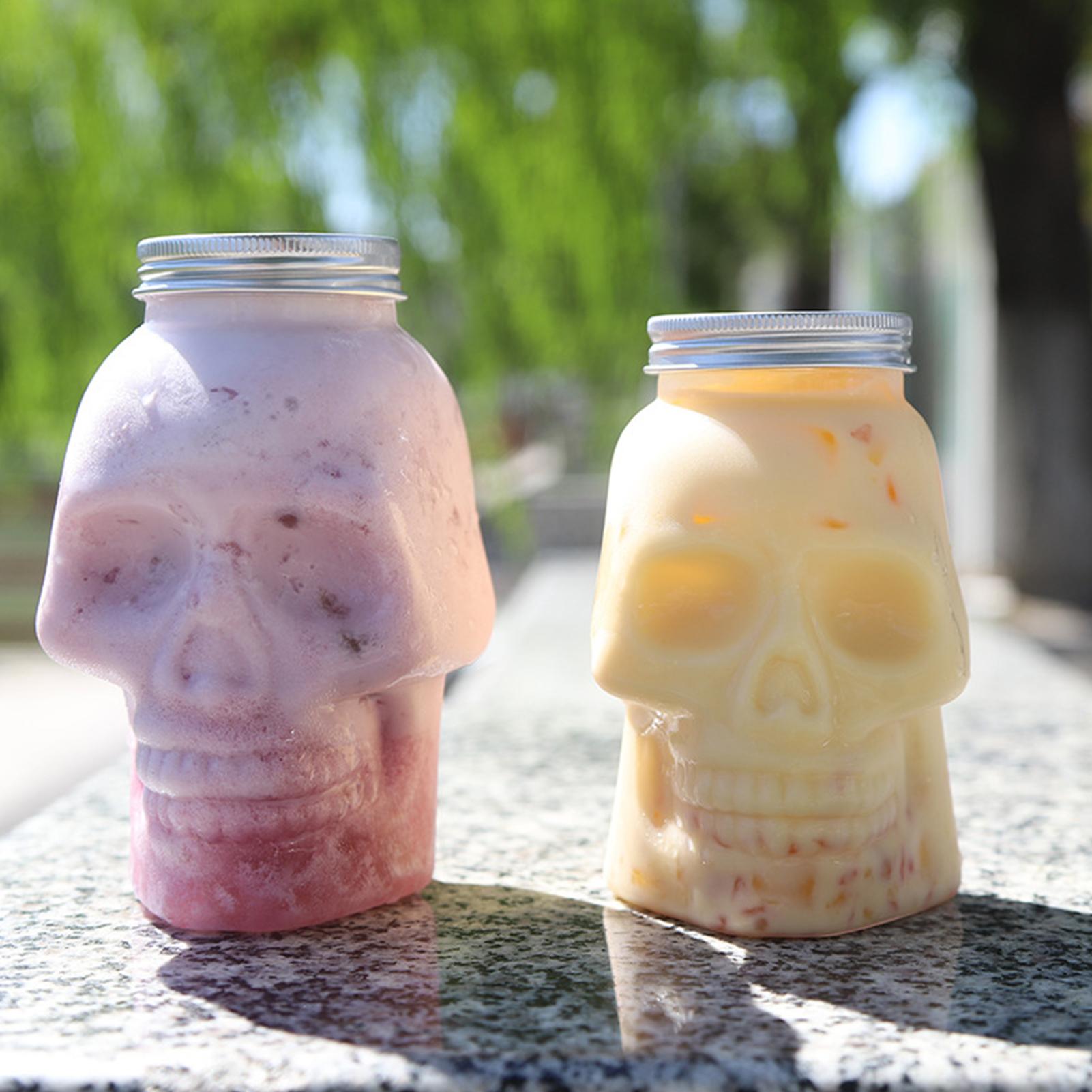 Skull Jars 500ml/800ml Reusabl - Bath Salts Jar 评论和价格