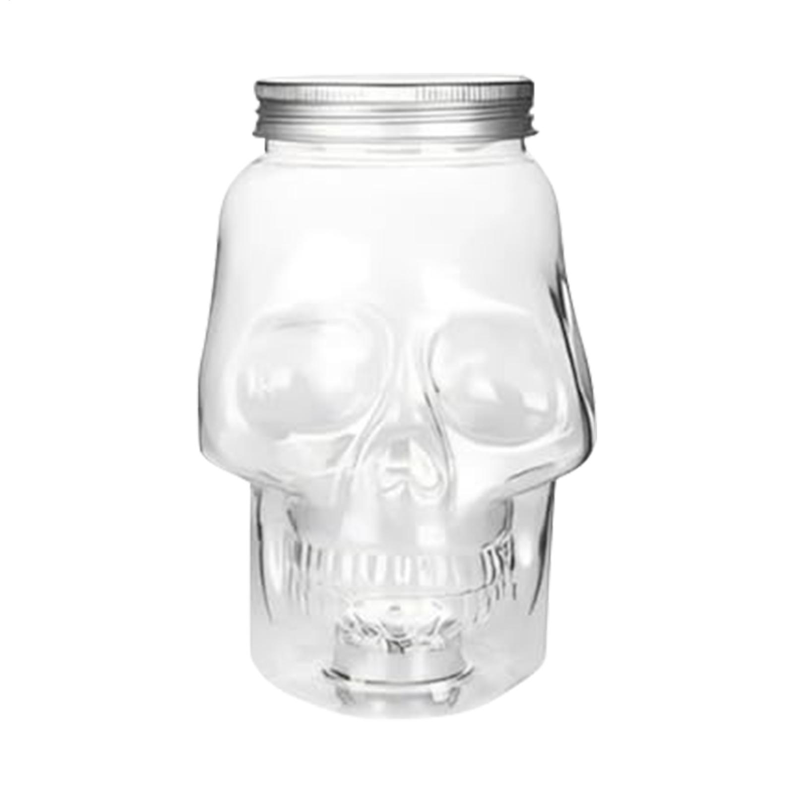 Skull Jars 500ml/800ml Reusabl - Bath Salts Jar 评论和价格