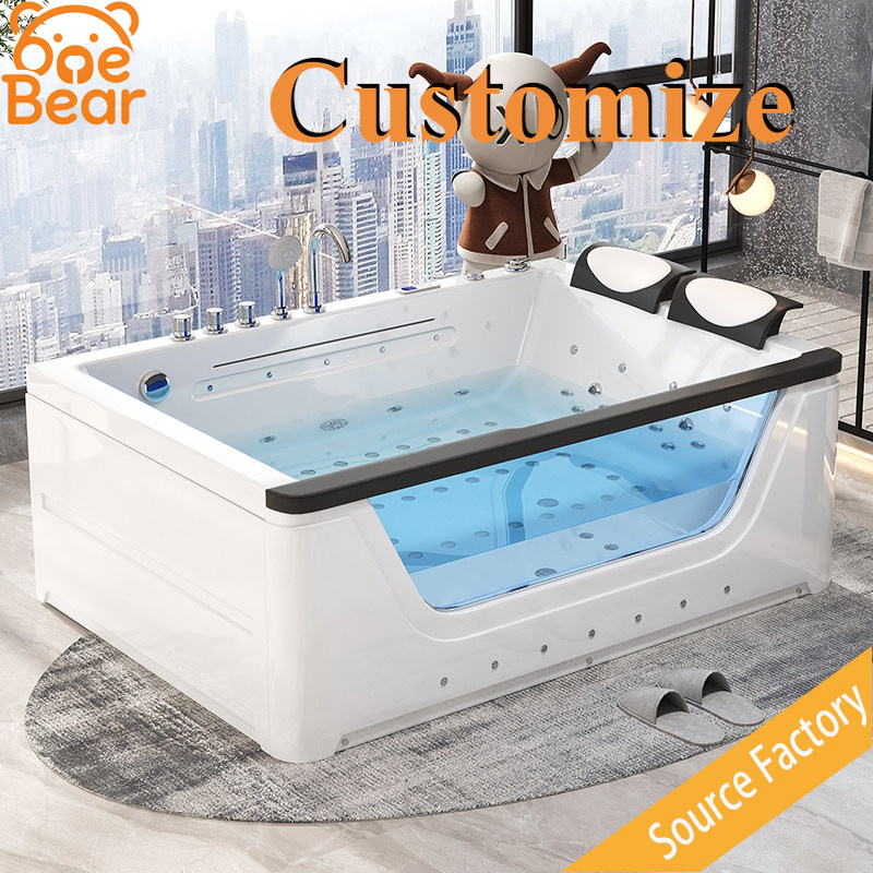 2 Person Acrylic Jacuzzi Hot T - Home Bathroom Jacuzzi Tub 评论和价格