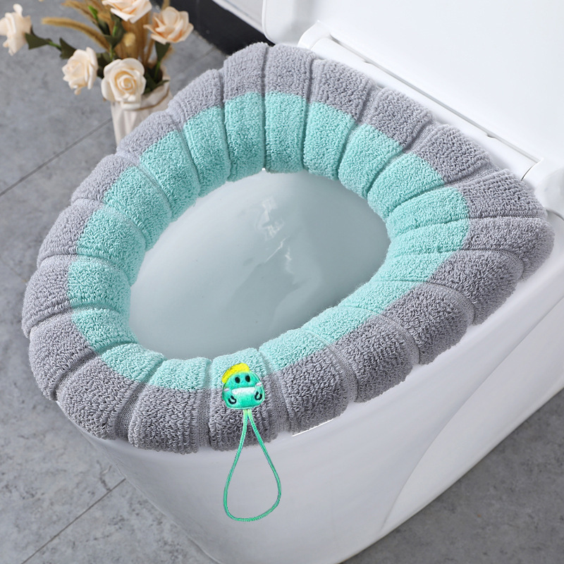 Cartoon Knitted Toilet Seat Co - Home Bathroom With Two Toilets 评论和价格