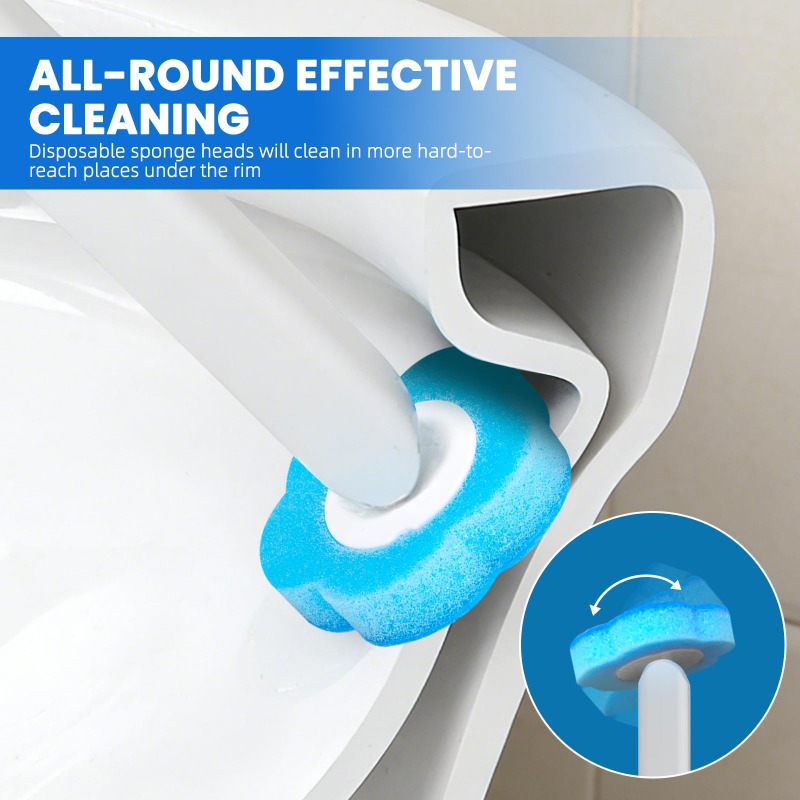 Toilet Brush With Disposable R - Home Creation Bathroom 评论和价格