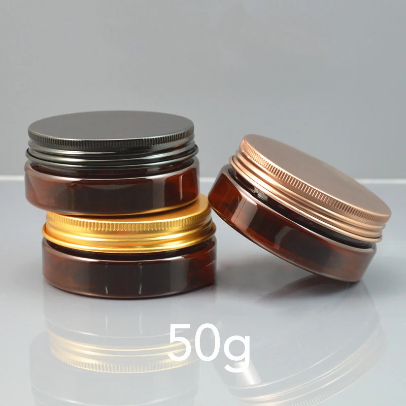 50g Brown Plastic Jar Empty Ti - Bath Salts Jar 评论和价格