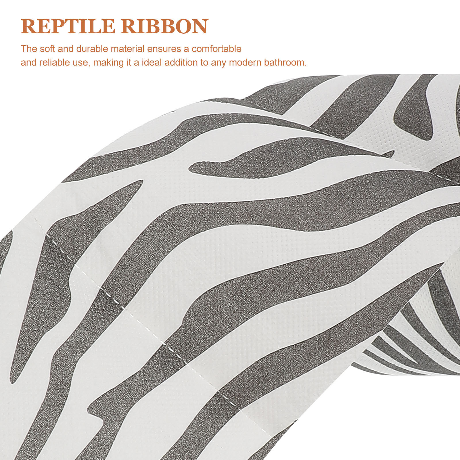 2Pcs Zebra Print Toilet Paper  - Home Bathroom Design 评论和价格