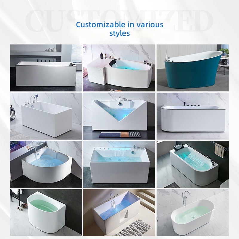 Acrylic Massage Bathtub, Smart - Home Bathroom Jacuzzi Tub 评论和价格