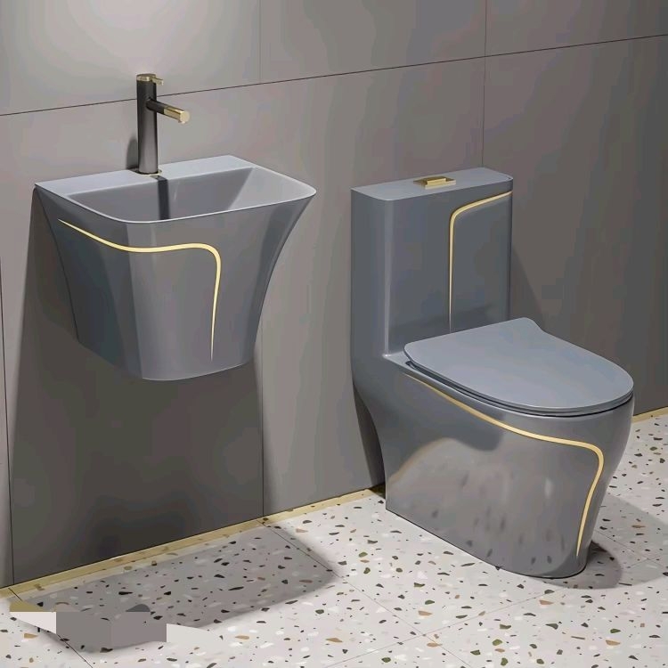 Modern Dual-Flush One-Piece Ce - Home One Bathroom Accessories 评论和价格