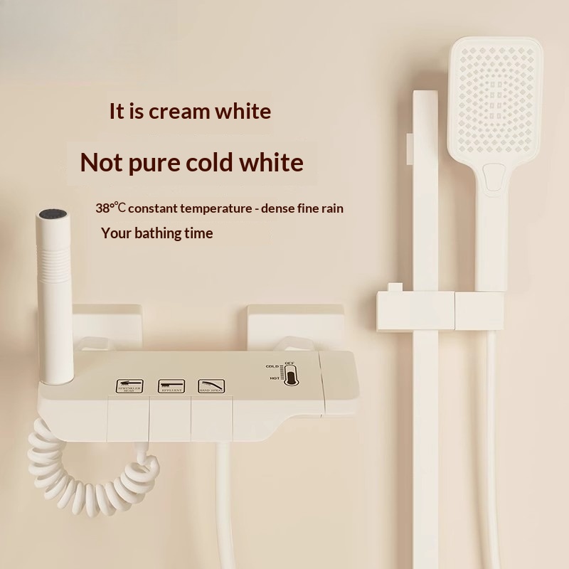 Creamy Easy Topless Shower Set - Home Bathroom Set 评论和价格