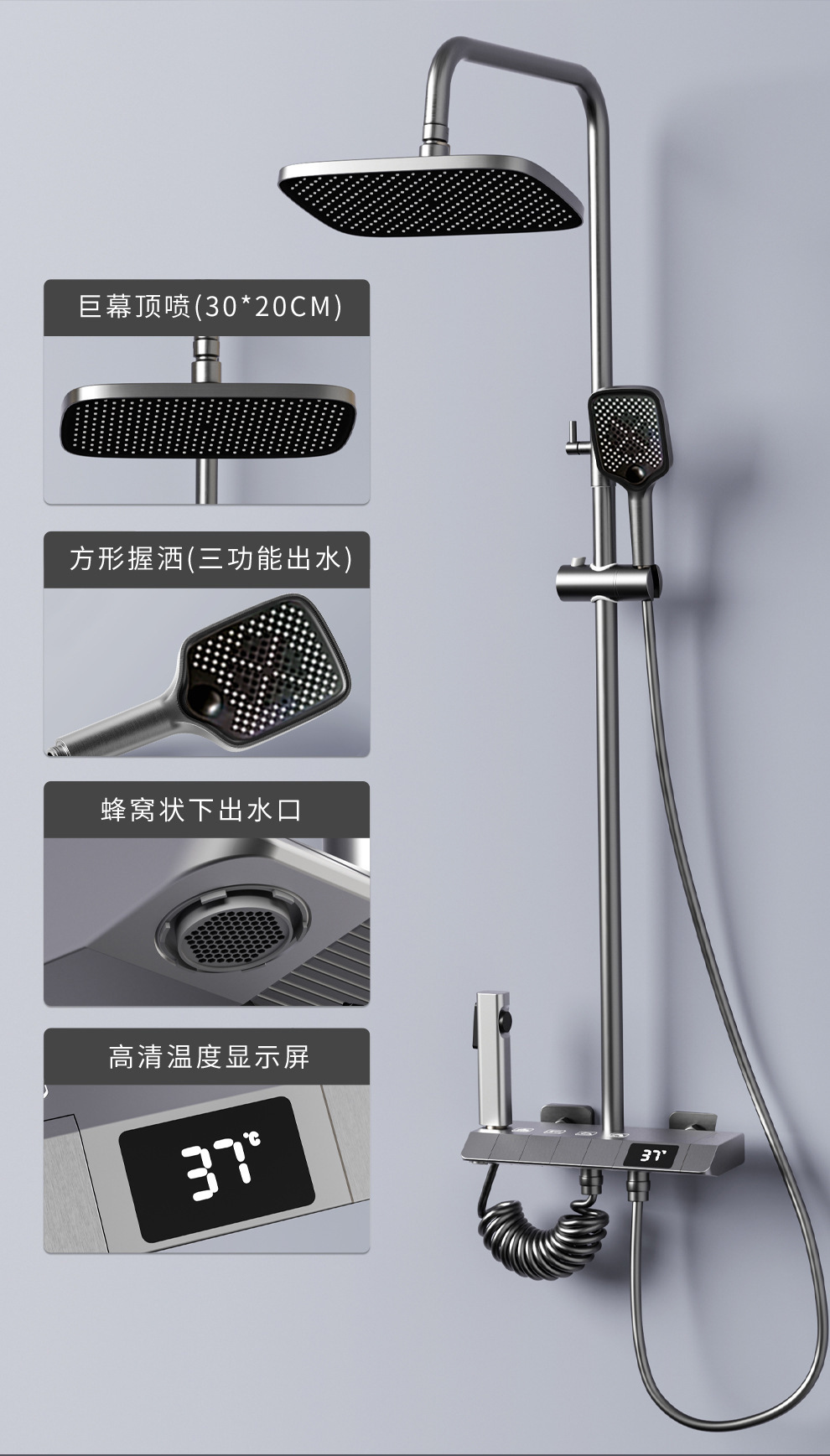 New Fashioned Brass Gun Grey P - Home Bathroom Set 评论和价格