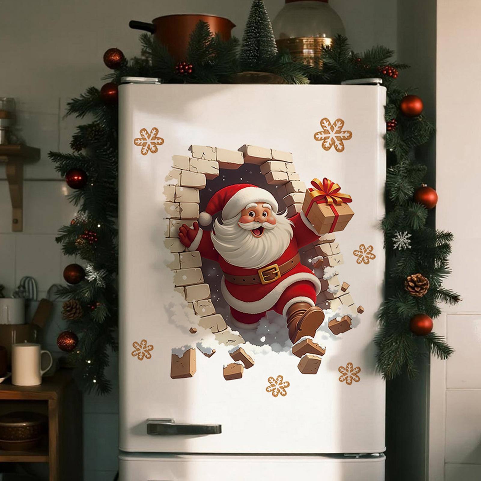 Santa Wall Stickers Christmas  - Home Bathroom Break 评论和价格