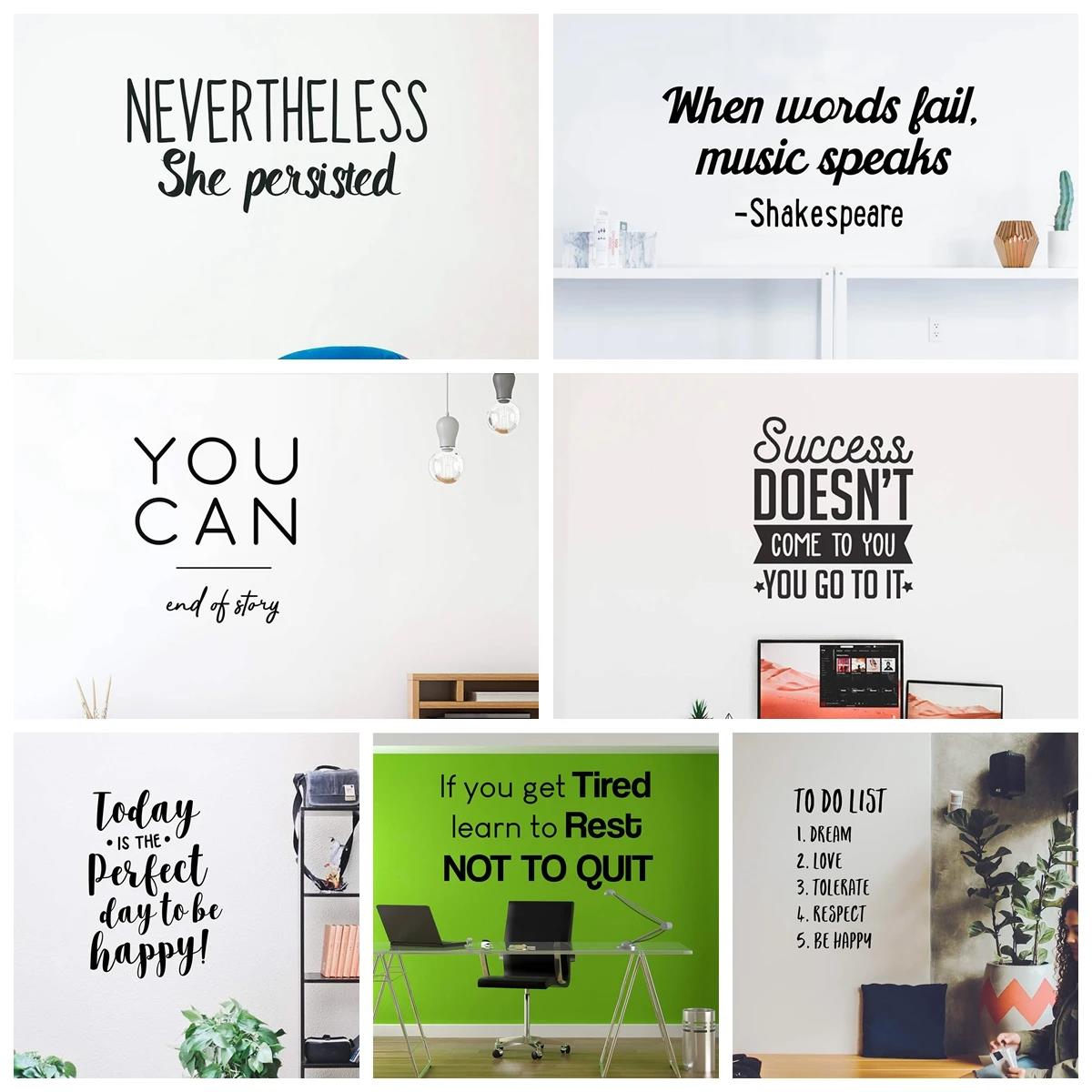 1pc Quotes Wall Sticker Self-a - Home Bathroom Wall Tiles 评论和价格