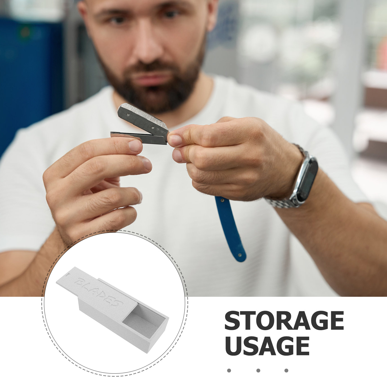 White Double Compartment Blade - Home One Bathroom Accessories 评论和价格