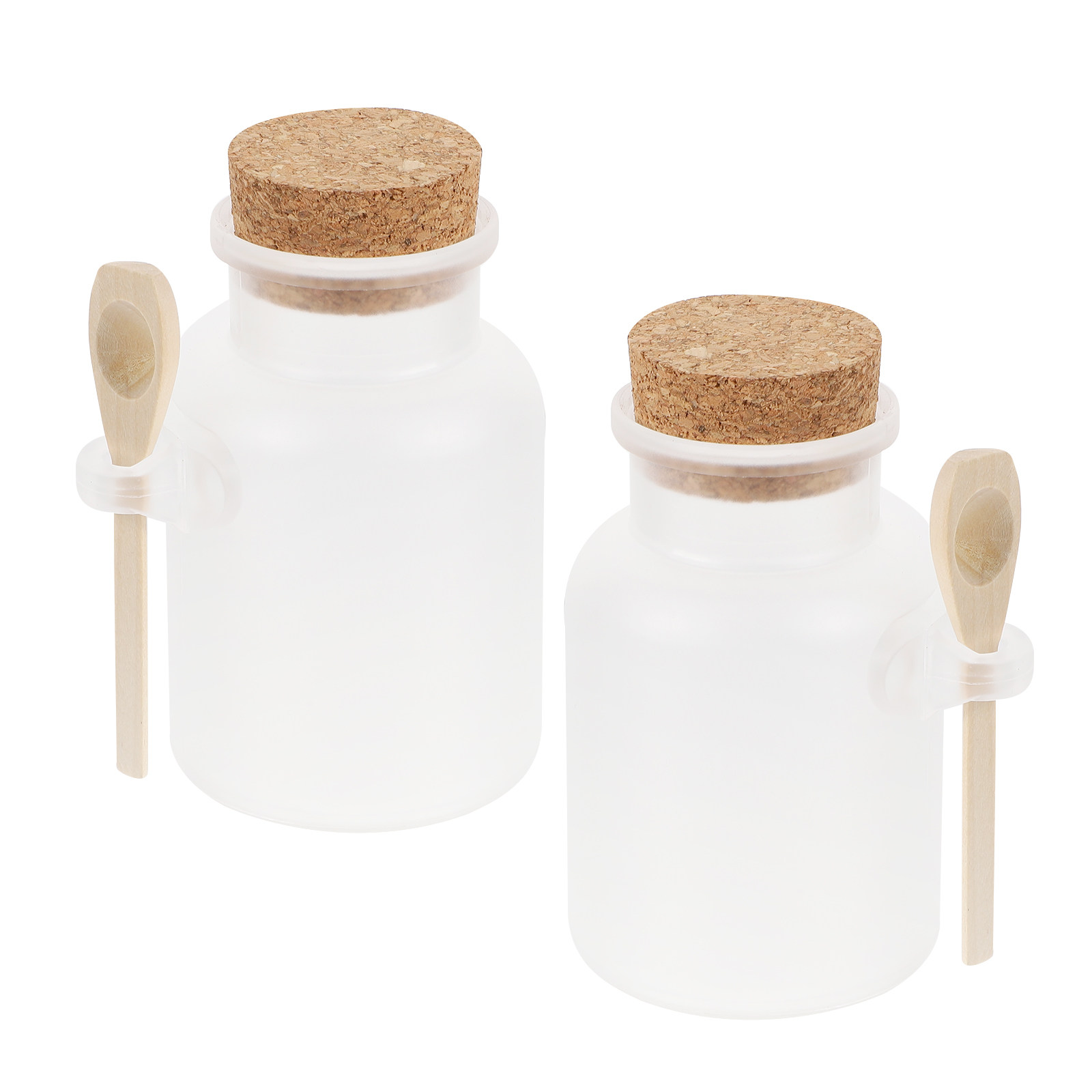 2Pcs Compact Bath Salt Bottle  - Bath Salts Jar 评论和价格