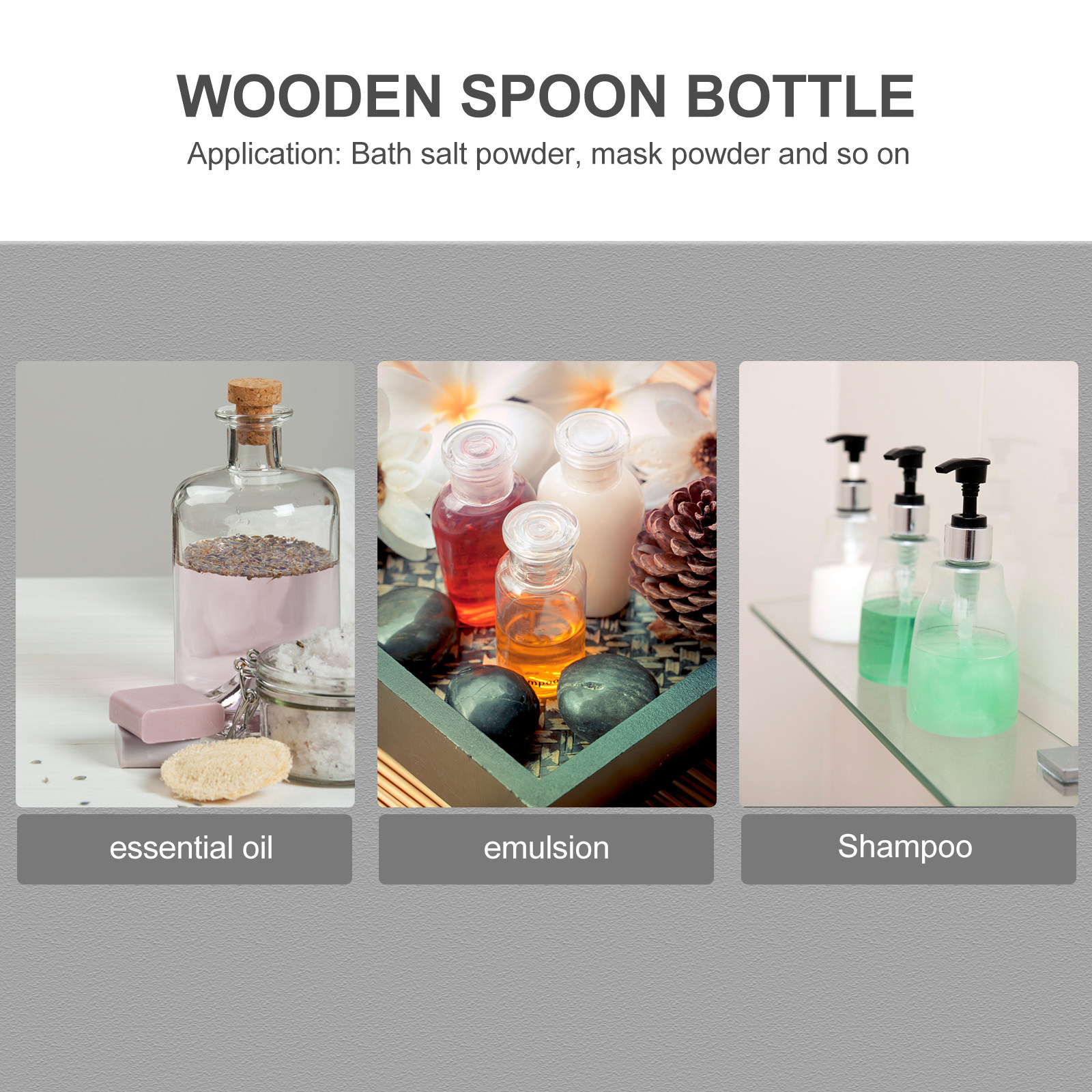 2Pcs Compact Bath Salt Bottle  - Bath Salts Jar 评论和价格