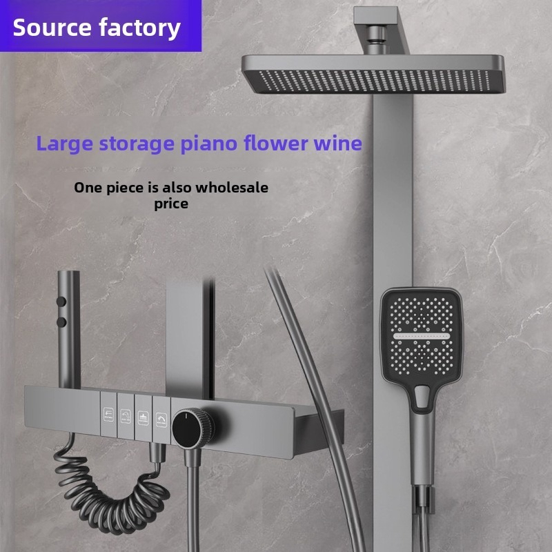 Digital Shower Head Set Pressu - Home Bathroom Set 评论和价格