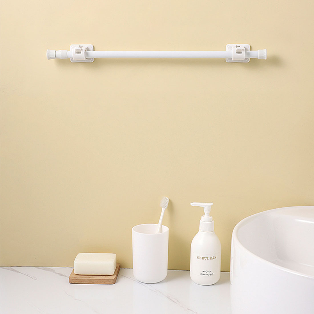 Multi purpose spring loaded te - Home Bathroom Hardware 评论和价格