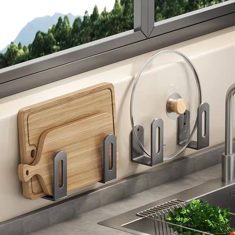 2pcs/set Pot Lid Rack Pot Cove - Tiny Home Bathroom Kitchen 评论和价格