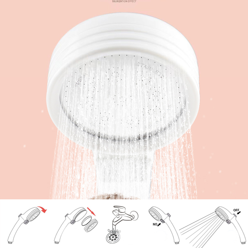 Single Function White Shower H - Home One Bathroom Accessories 评论和价格