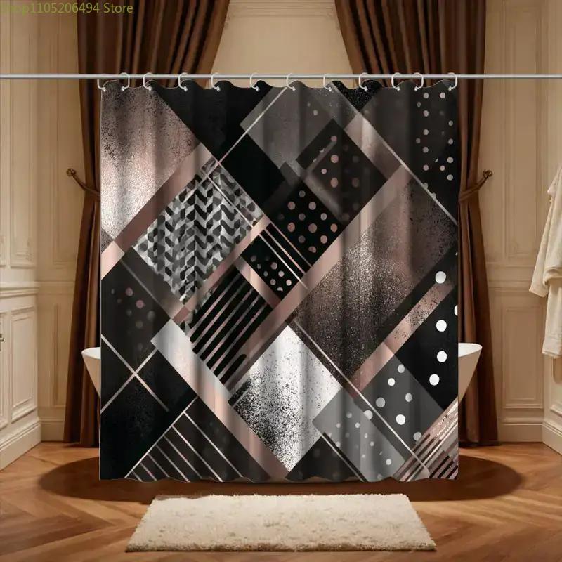 Modern Geometric Abstract Show - Home Decor Bathroom Ideas 评论和价格
