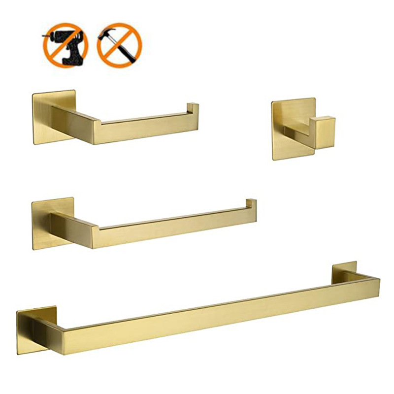 304 Stainless Steel 4-Piece Go - Home Bathroom Hardware 评论和价格
