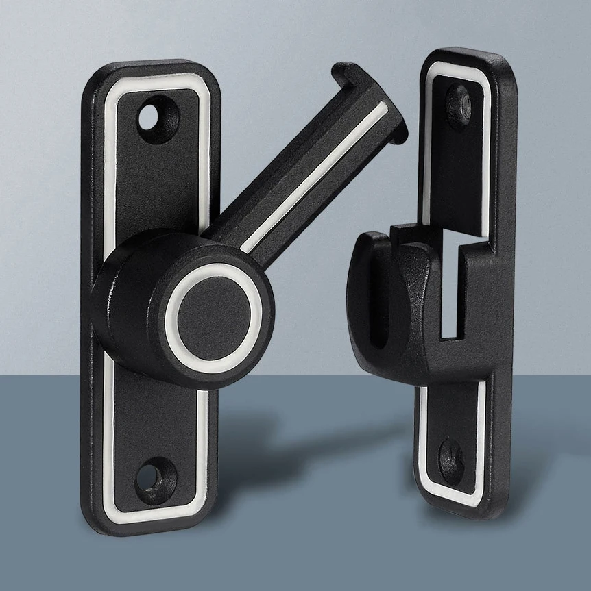 Black Luminous Barn Door Latch - Home Bathroom Hardware 评论和价格