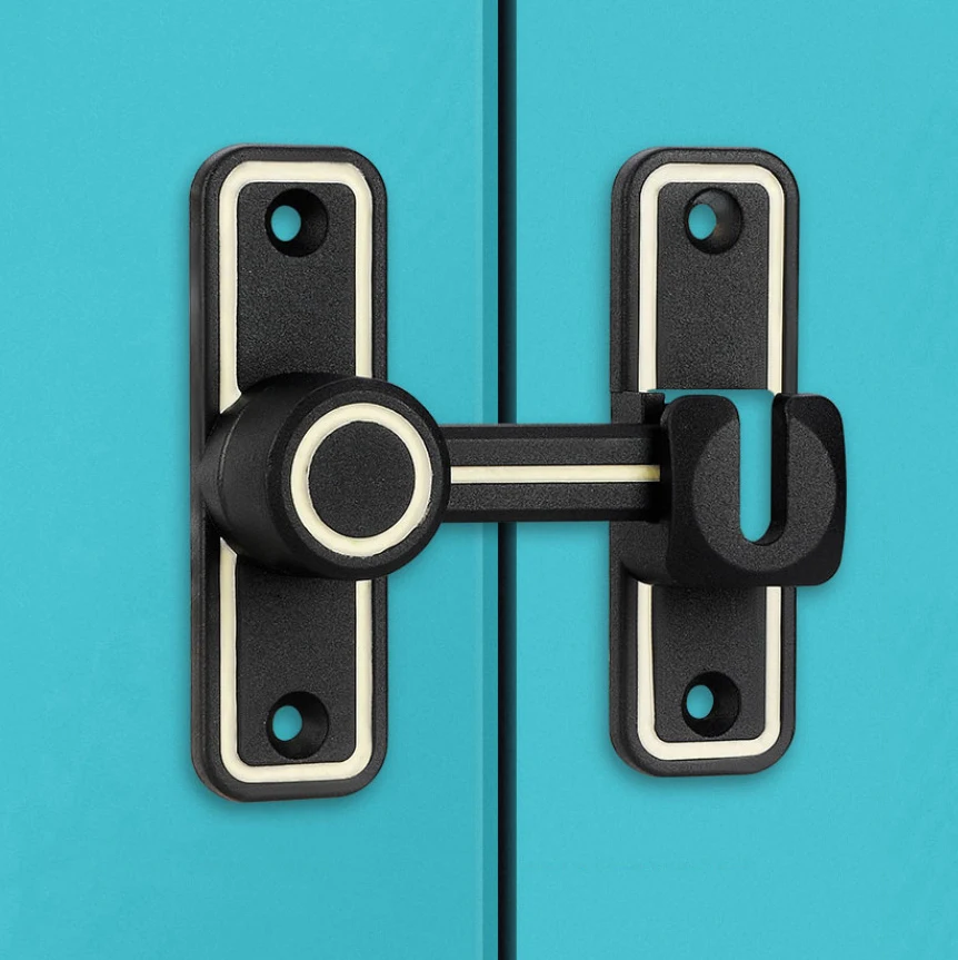 Black Luminous Barn Door Latch - Home Bathroom Hardware 评论和价格