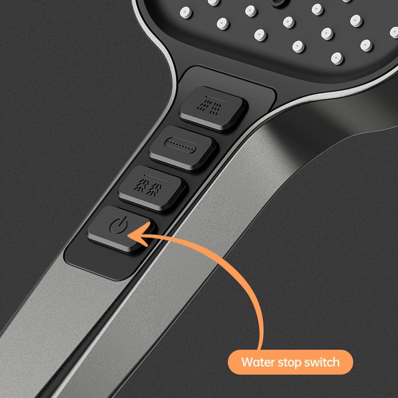 7 Setting Silver Handheld Show - Home One Bathroom Accessories 评论和价格
