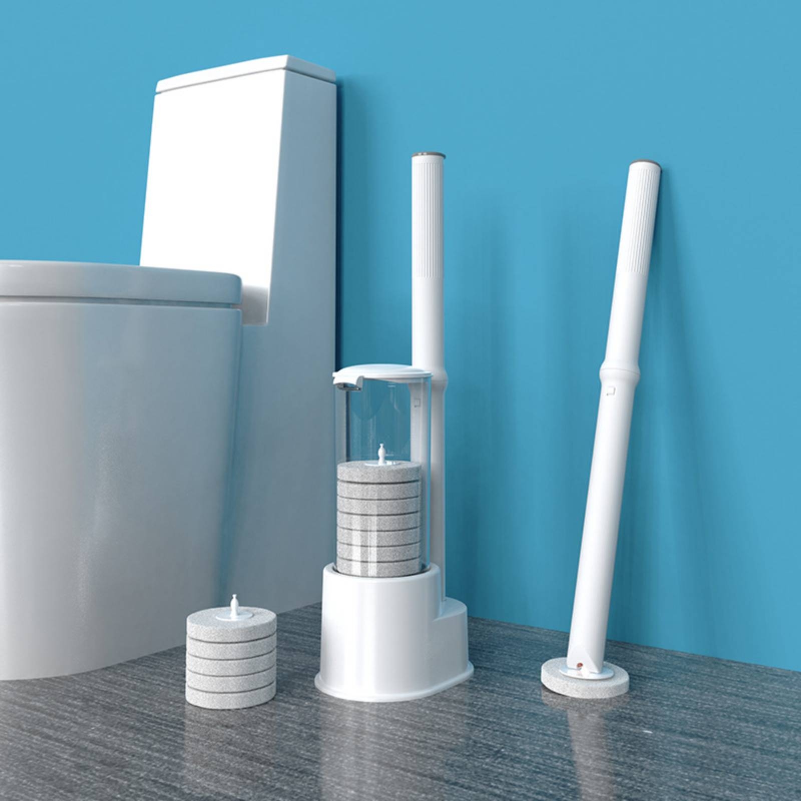 Disposable Toilet Brush Set Co - Home Bathroom Set 评论和价格