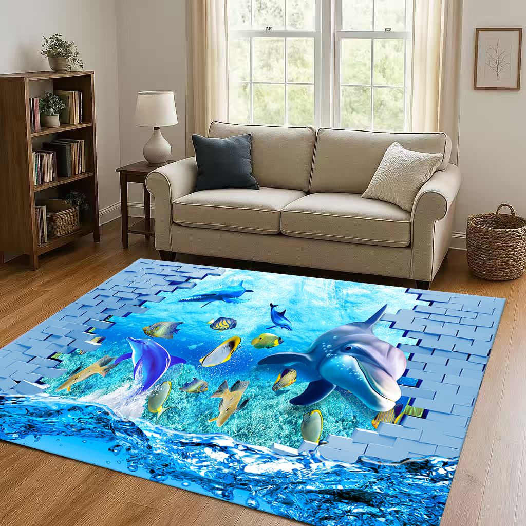 3D Illusion Underwater World B - Home Bathroom Break 评论和价格
