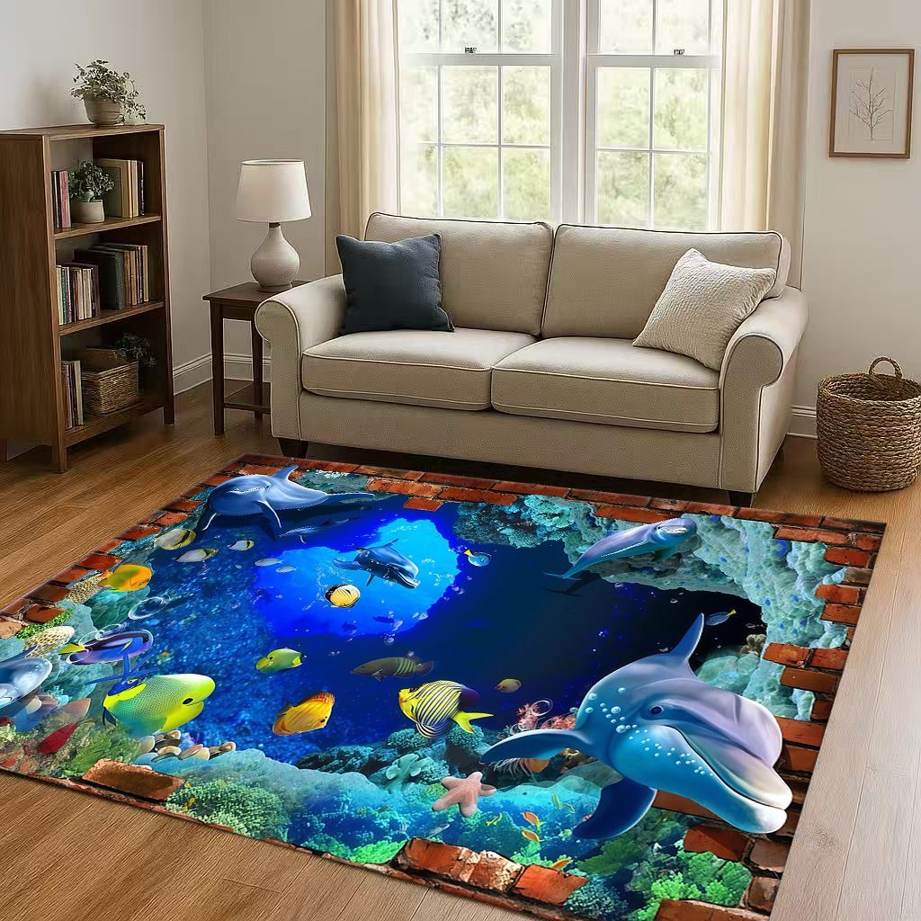 3D Illusion Underwater World B - Home Bathroom Break 评论和价格