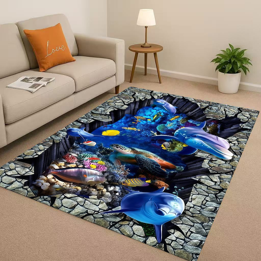 3D Illusion Underwater World B - Home Bathroom Break 评论和价格