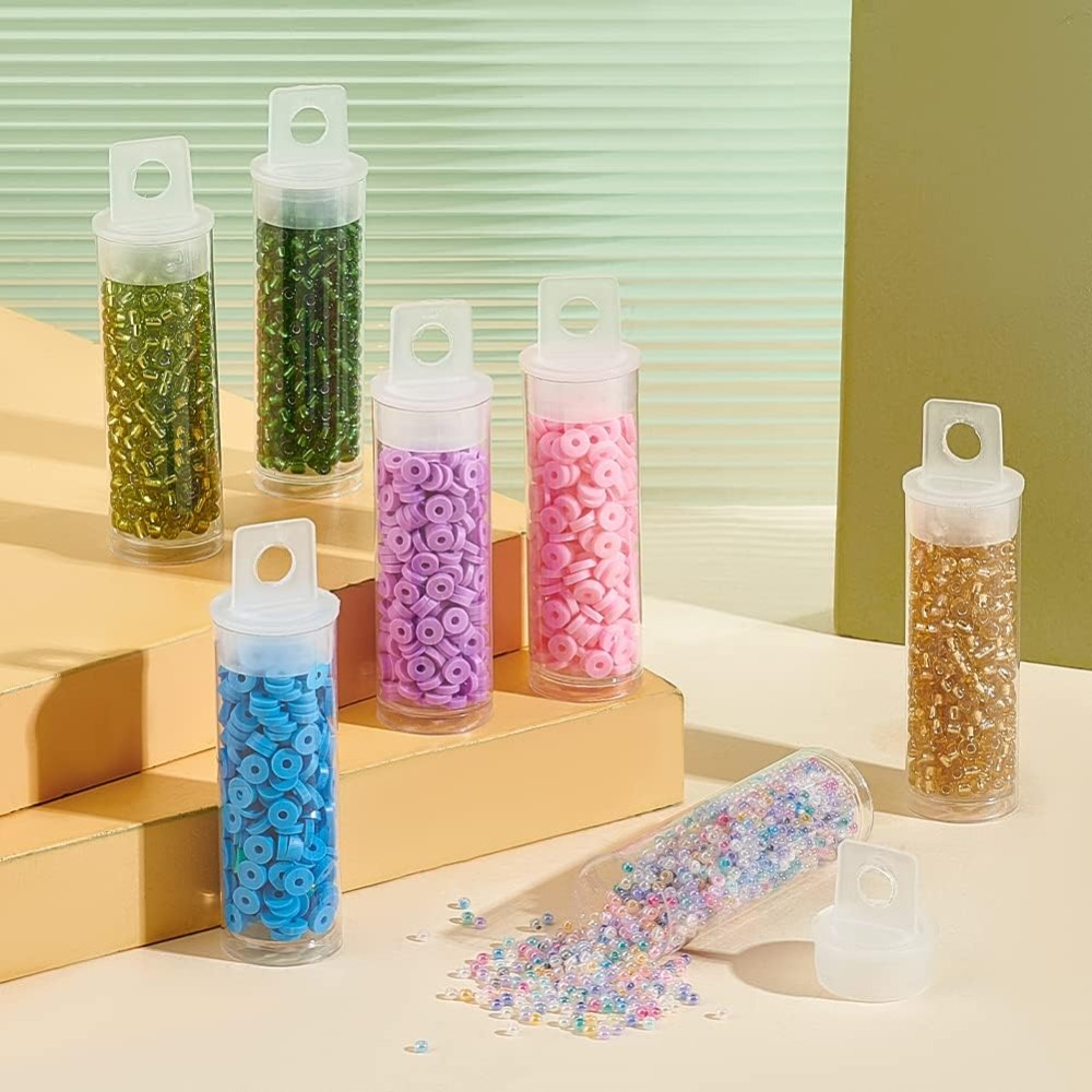 30pcs Clear Tube Bead Containe - Bath Salts Jar 评论和价格