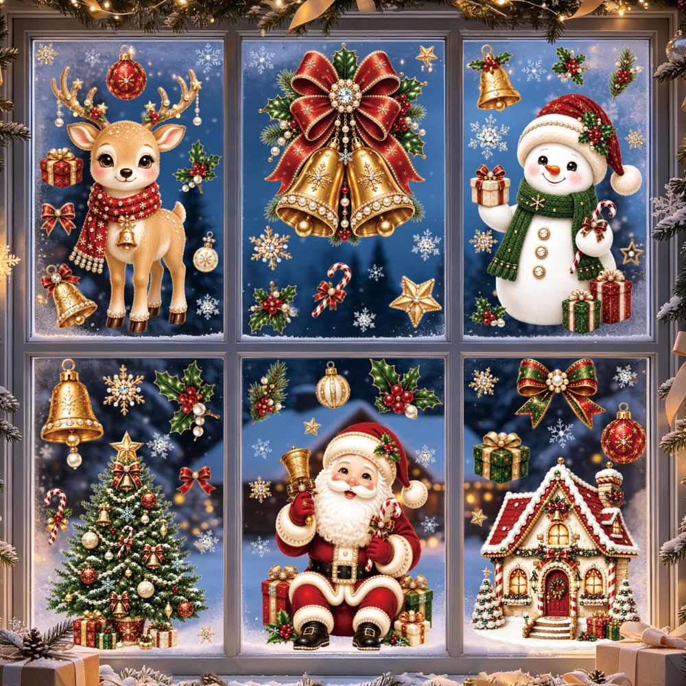 Christmas 2027 New Window Stic - Home Bathroom Wall Tiles 评论和价格
