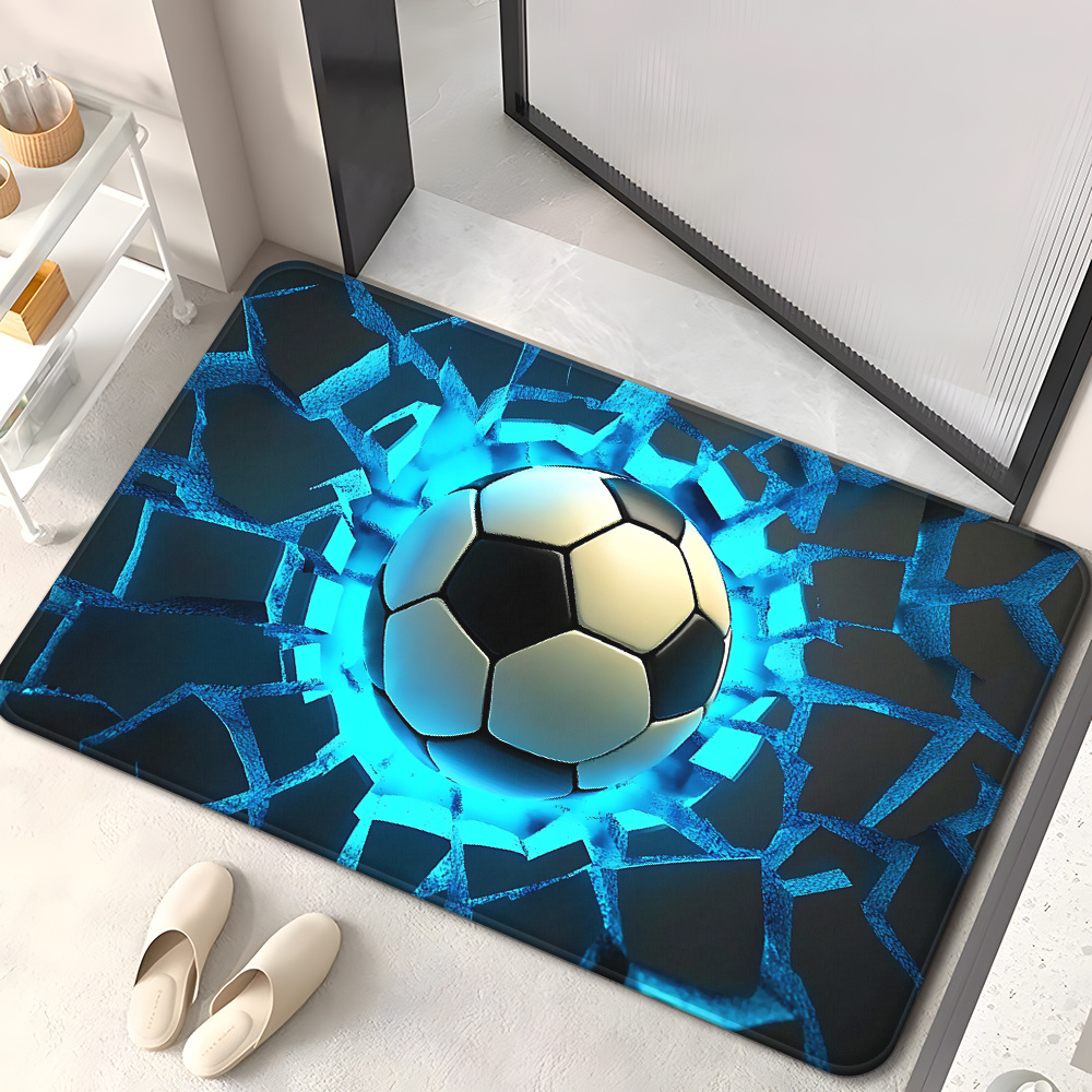 Soccer Ball Breaking Wall Flan - Home Bathroom Break 评论和价格