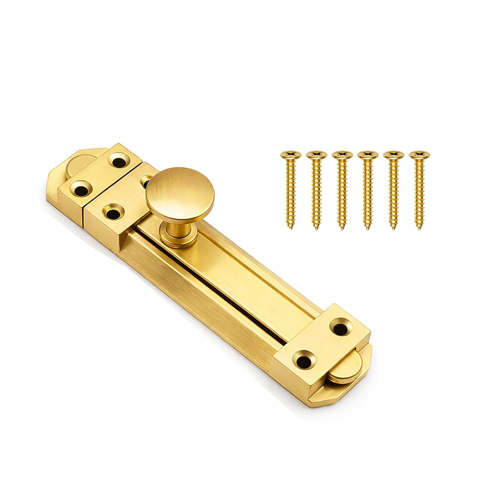 5 Inch Solid Brass Sliding Doo - Home Bathroom Hardware 评论和价格