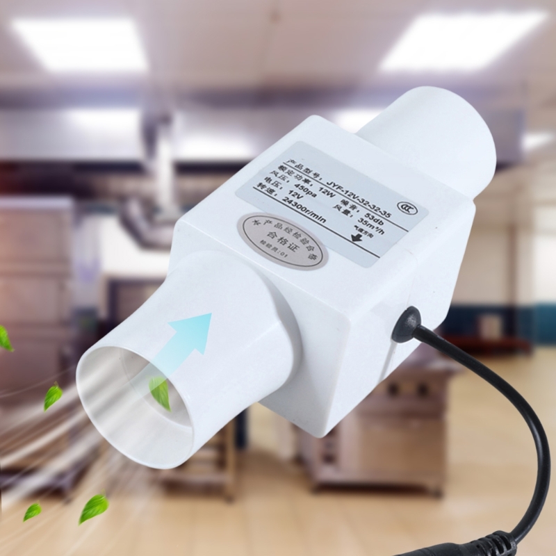 12V Quiet Inline Pipe Ventilat - Home Bathroom Ventilation 评论和价格