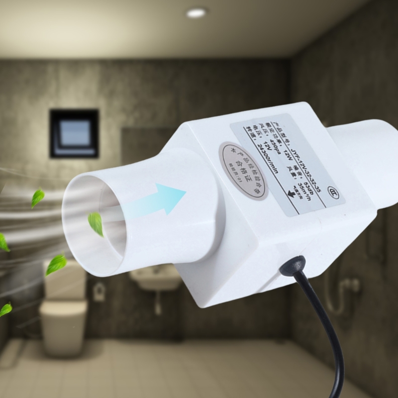 12V Quiet Inline Pipe Ventilat - Home Bathroom Ventilation 评论和价格