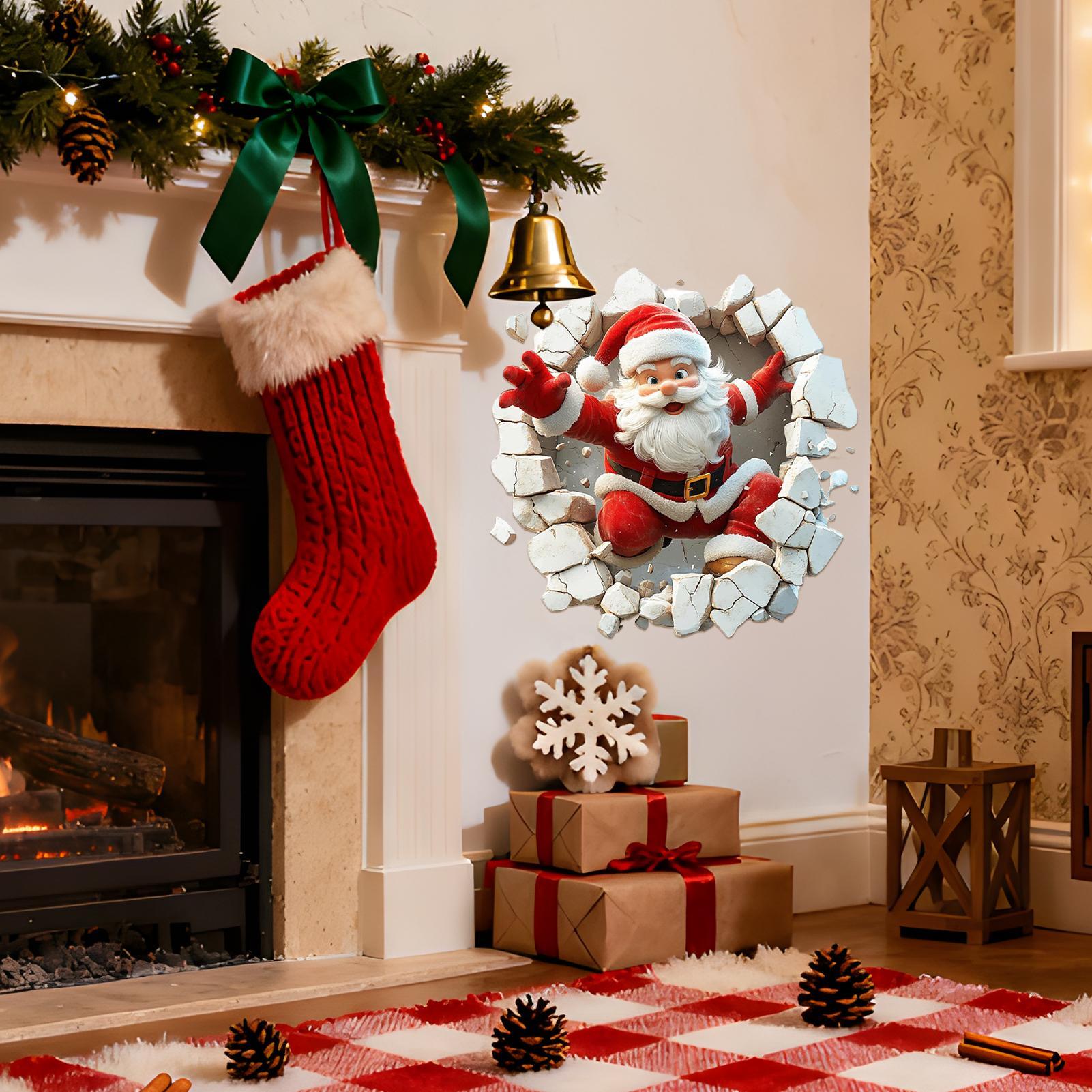 Holiday Window Clings Adorable - Home Bathroom Break 评论和价格