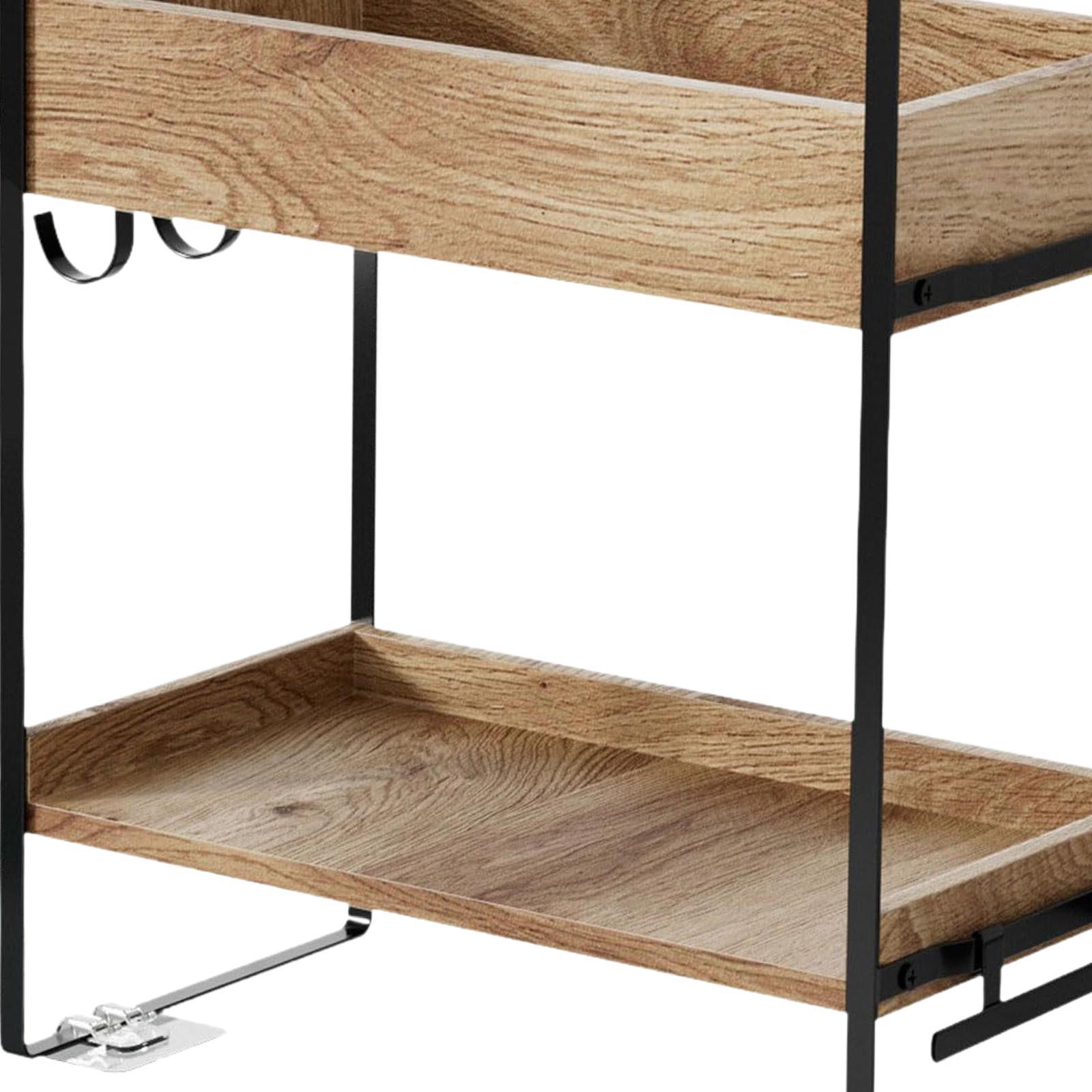 Iron Wood Two Layer Bathroom O - Home Bathroom With Two Toilets 评论和价格