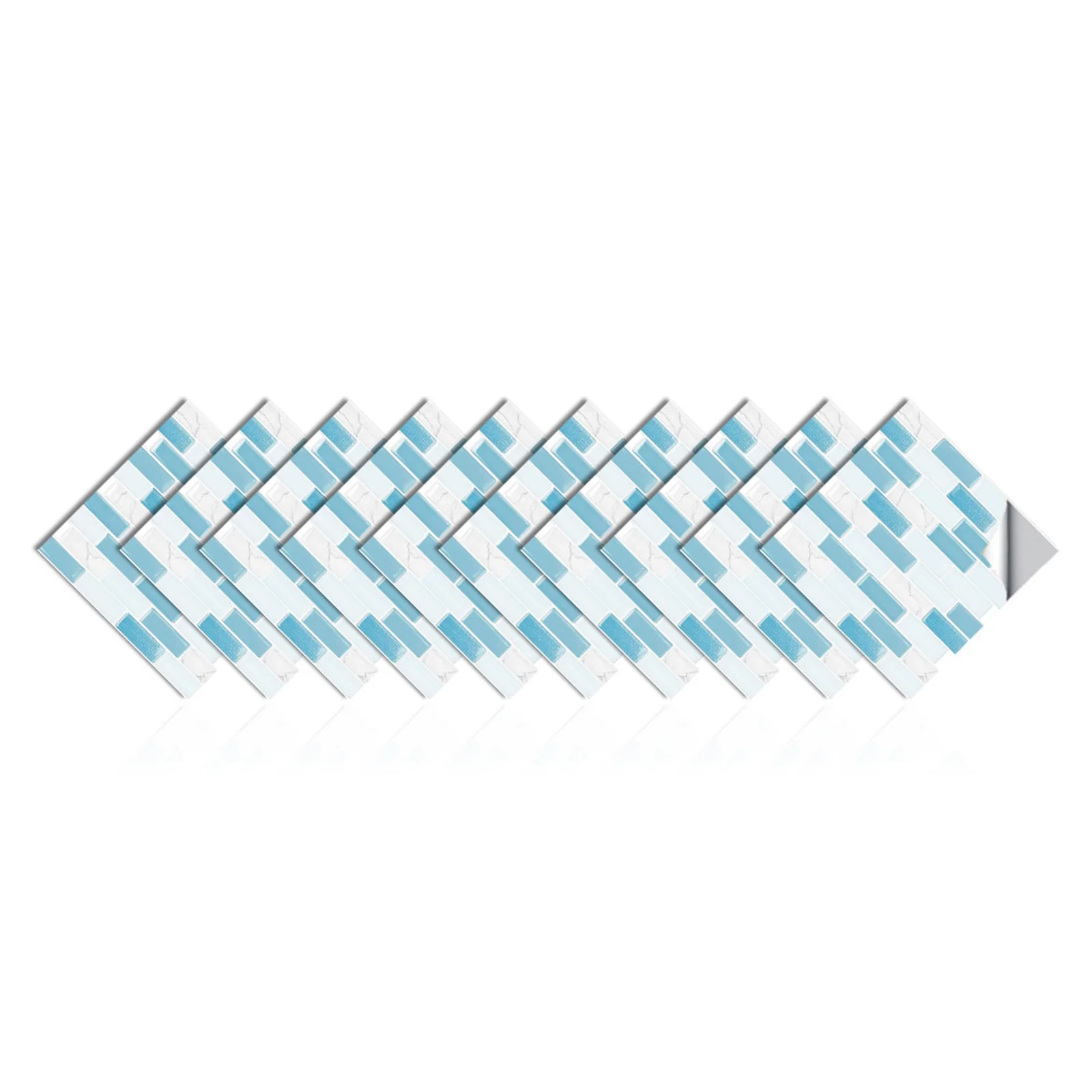 10x Self-Adhesive 3D-Mosaic Ti - Home Bathroom Wall Tiles 评论和价格