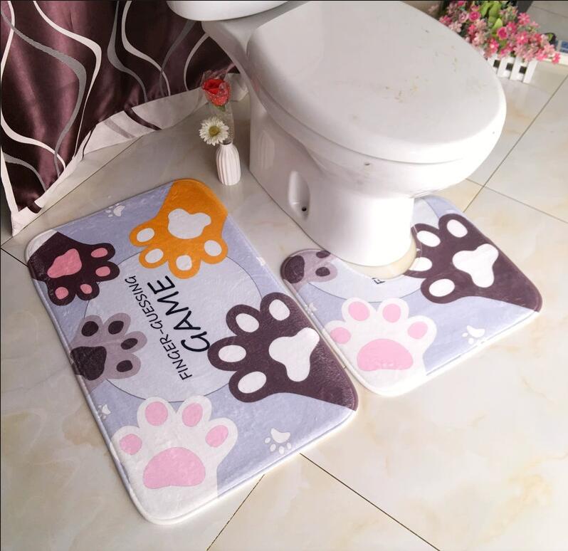 Home Carpet Bathroom Floor Mat - Home Bathroom With Two Toilets 评论和价格