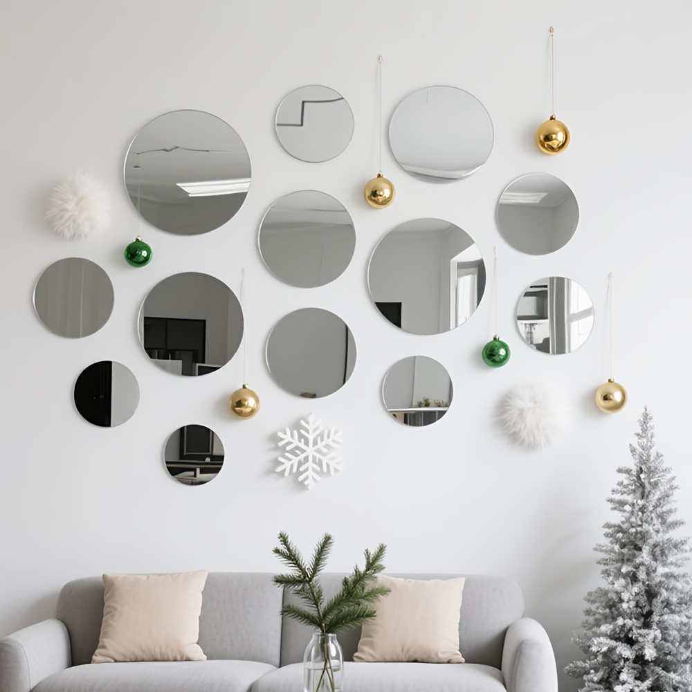 20CM Circular Acrylic Mirror W - Home Goods Bathroom Mirrors 评论和价格